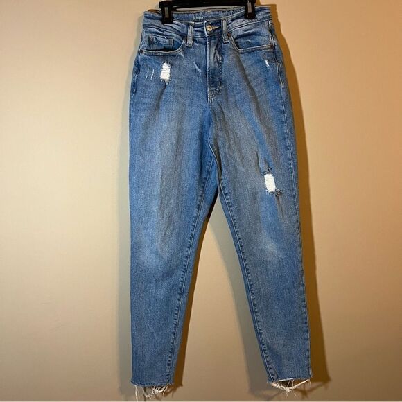 ✨ Old Navy Women’s High Rise O.G. Straight Jeans 4 Tall - Picture 1 of 10